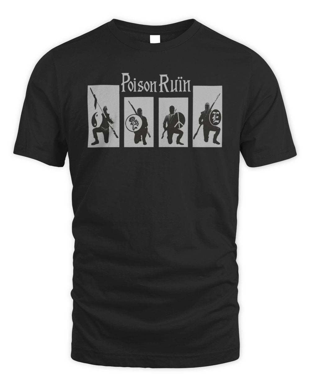 Poison Ruin Knights T-Shirt Black
