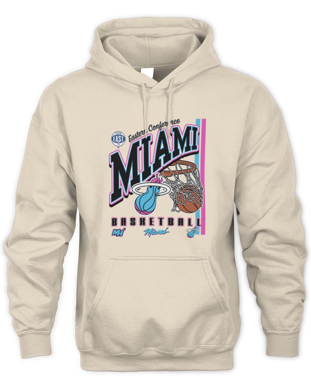 Miami Heat 2025 City Edition Stone Hoodie Sweatshirt