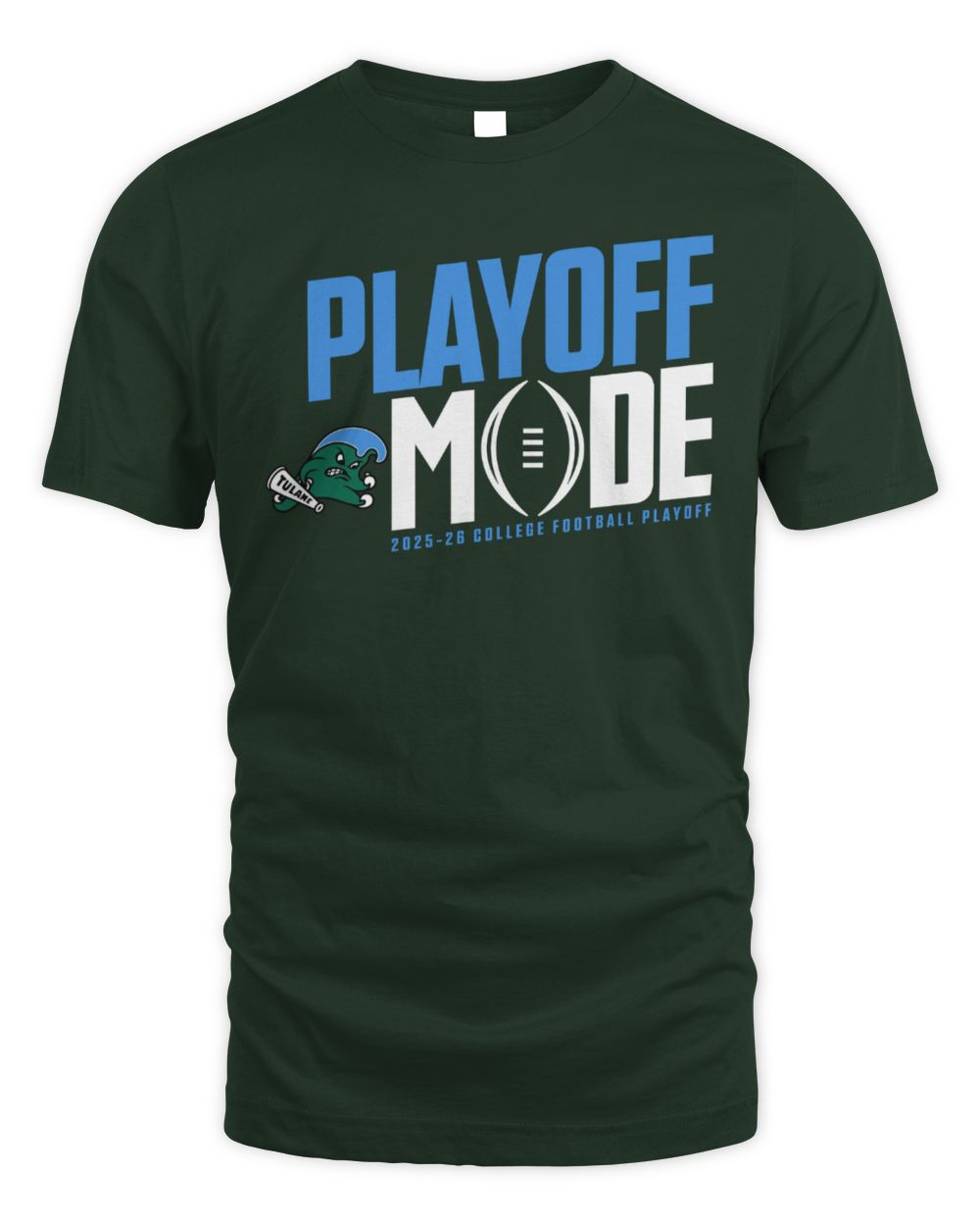 Tulane Green Wave 2025-26 College Football Playoff Pass Protection T-Shirt