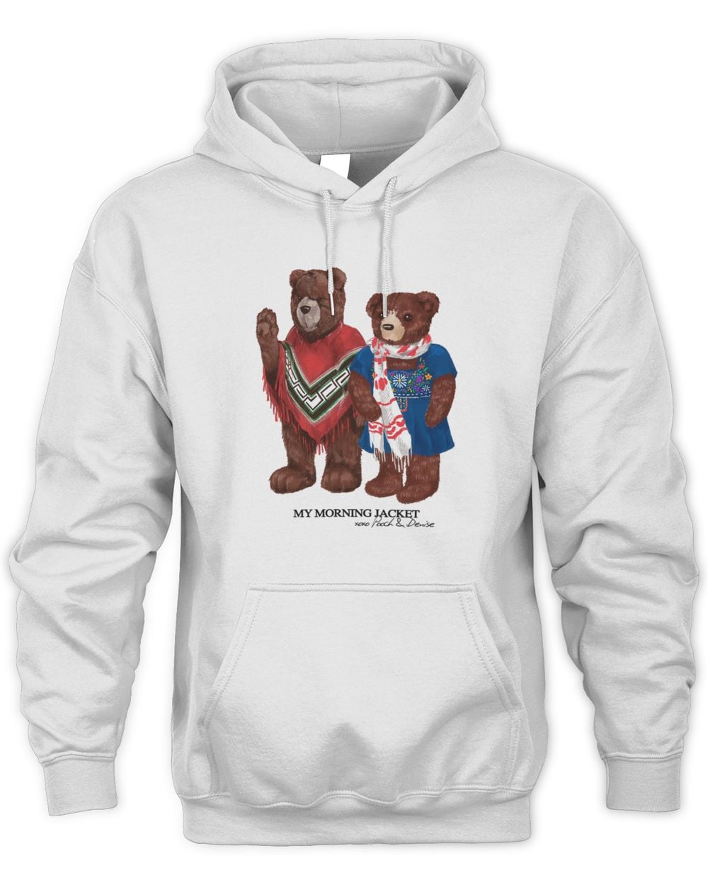 My Morning Jacket Merch Pooch & Denise Bears Hoodie