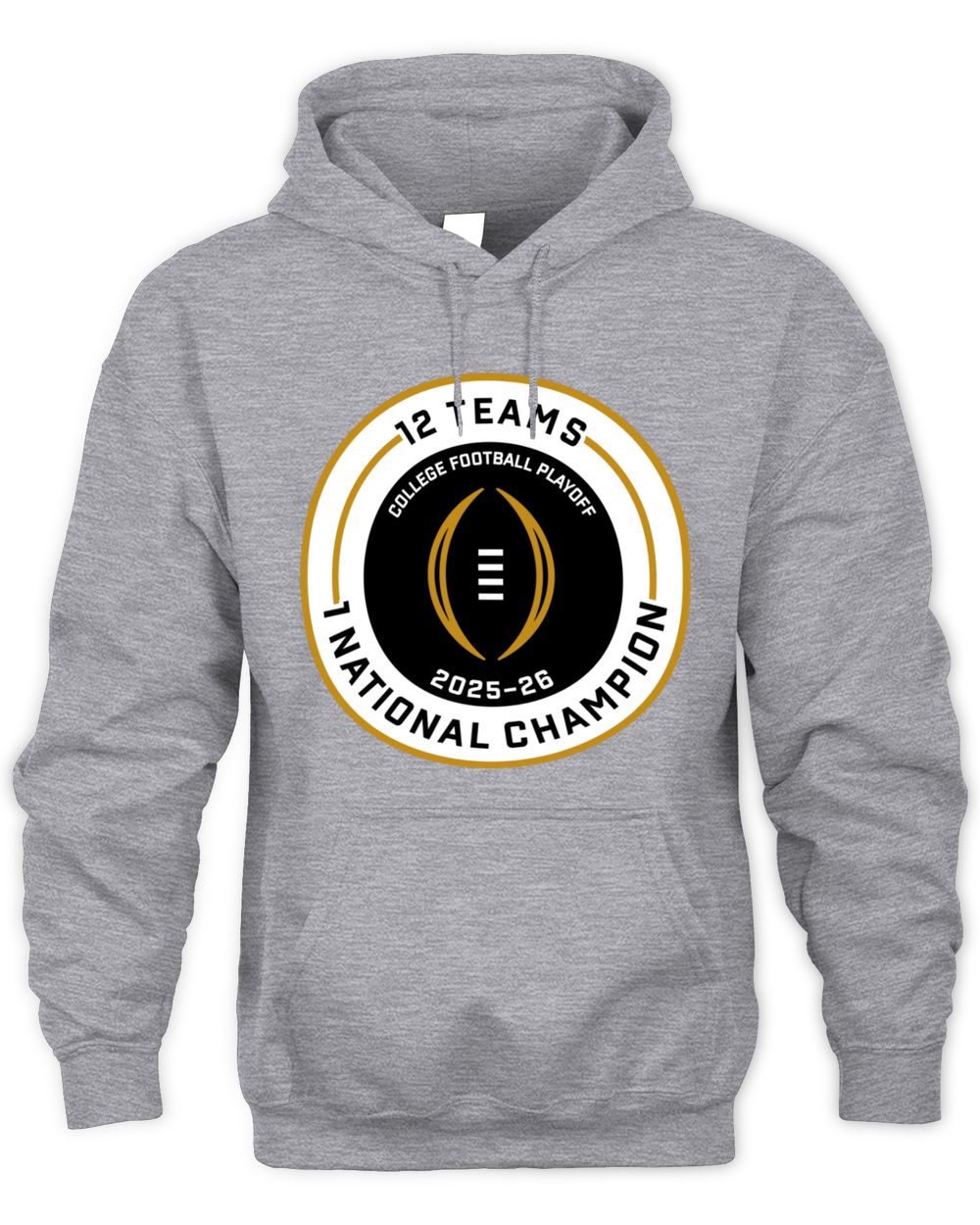 College Football Playoff 2026 Exclusive 12 Teams Playoff Official Hoodie Sweatshirt