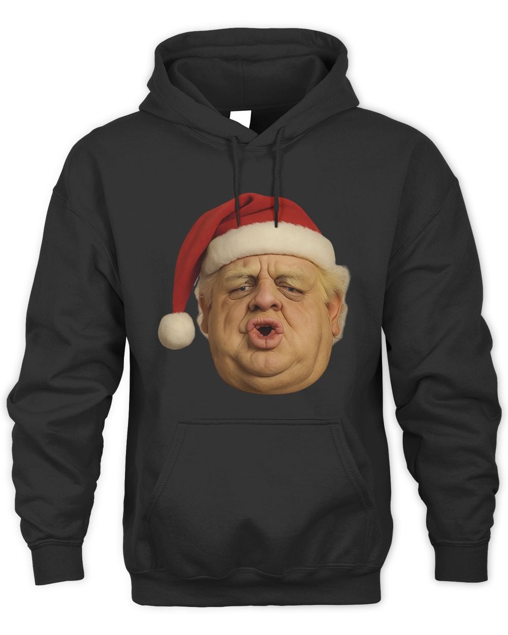 Dusty Rhodes Spitting Image Christmas Hoodie Black