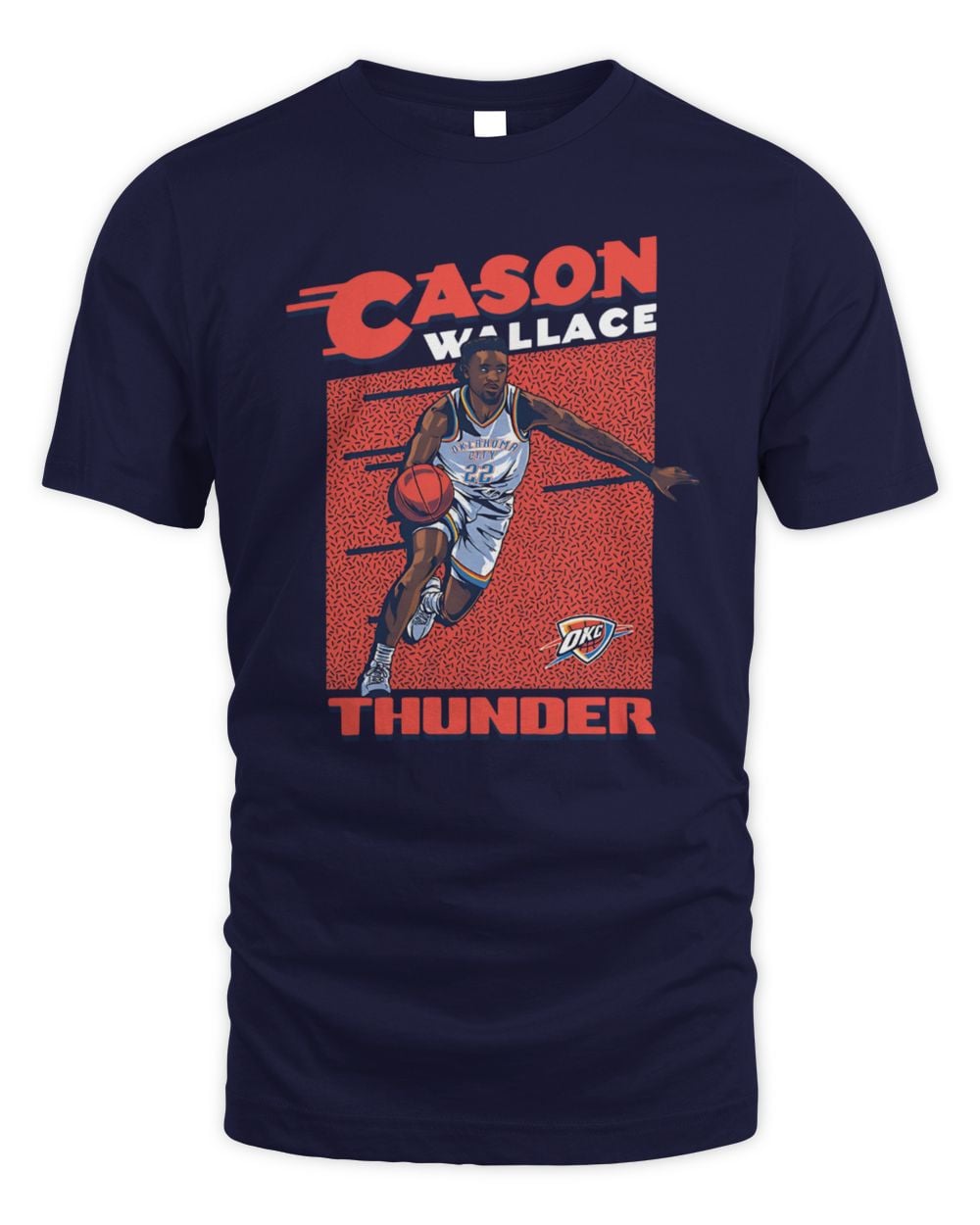 Oklahoma City Thunder Carson Wallace Action T-Shirt