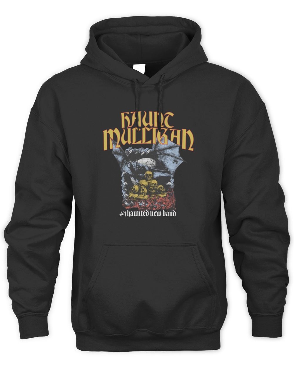 Hot Mulligan Merch Skull Pile Hoodie Sweatshirt