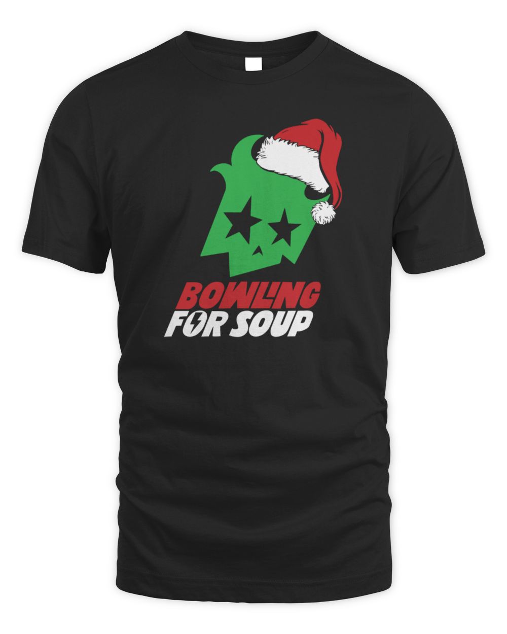 Bowling for Soup Christmas Jerry Black Tee