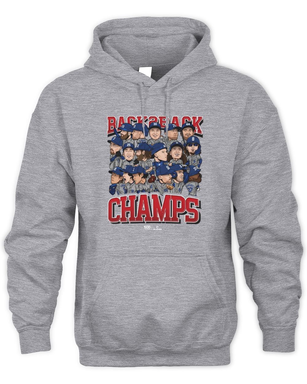 Los Angeles D Baseball Back 2 Back Champs 2025 Hoodie Sweatshirt