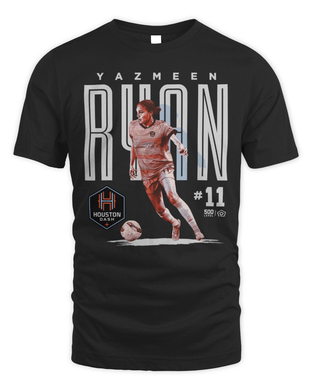 Men's 500 Level Yazmeen Ryan Houston Dash Player Bitmap Graphic T-Shirt