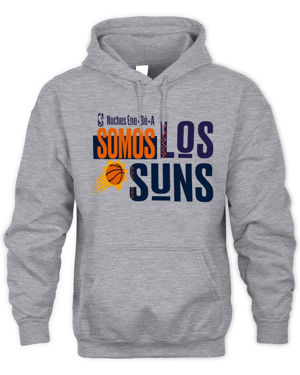 Men's Gray Phoenix Suns Noches Training Hoodie Sweatshirt
