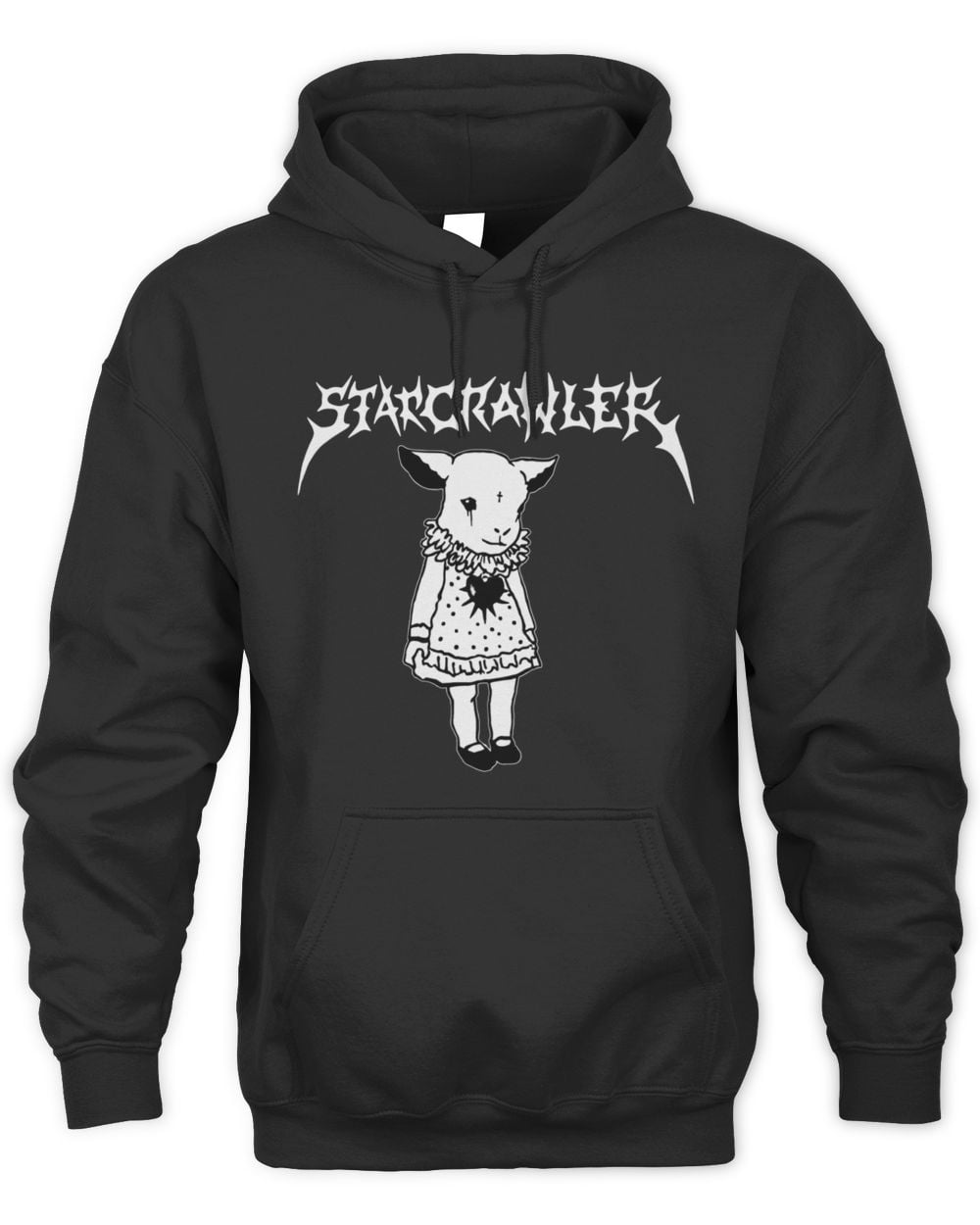 Starcrawler Lamb Doll Black Hoodie Sweatshirt