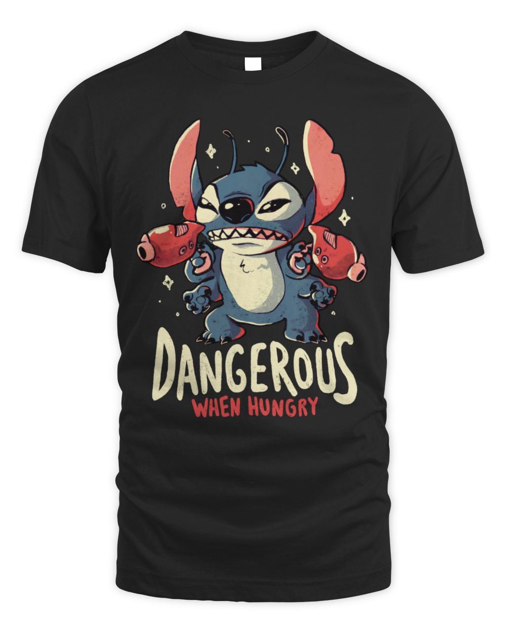Stitch Dangerous When Hungry Shirt