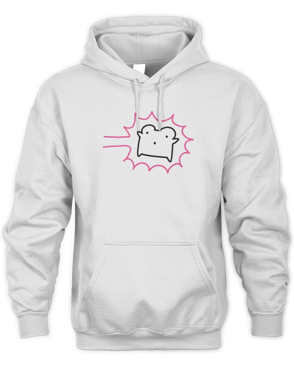KennysGifs Store Love Beamed White Hoodie