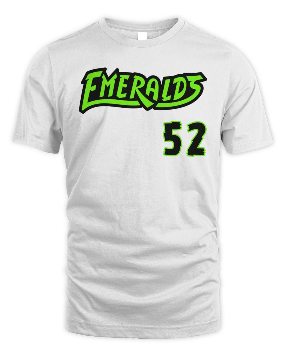 Eugene Emeralds 108 Stitches Bo Davidson #52 Player T-Shirt
