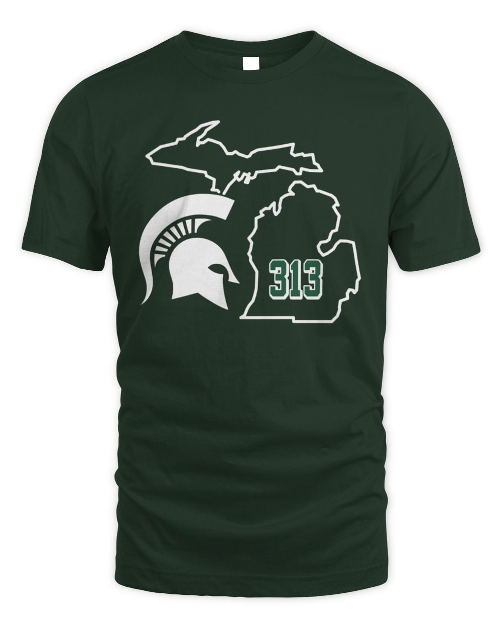 Men's Michigan State Spartans 313 T-Shirt