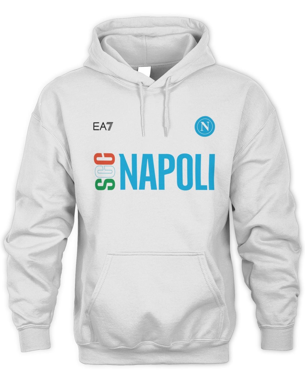 SSC Napoli 2025 Supercoppa Hoodie White