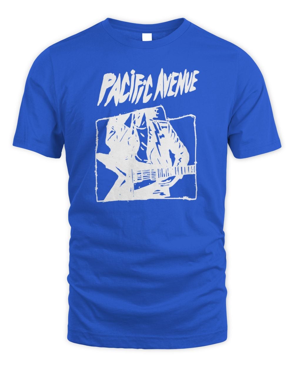 Pacific Avenue Guitar Blue T-Shirt