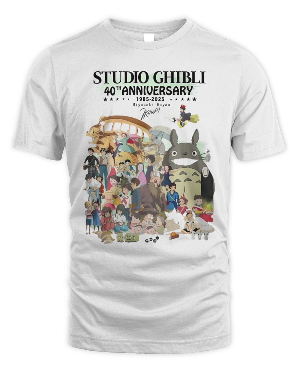 Studio Ghibli 40th Anniversary Since 1985 Miyazaki Hayao Forever 2025 TShirt
