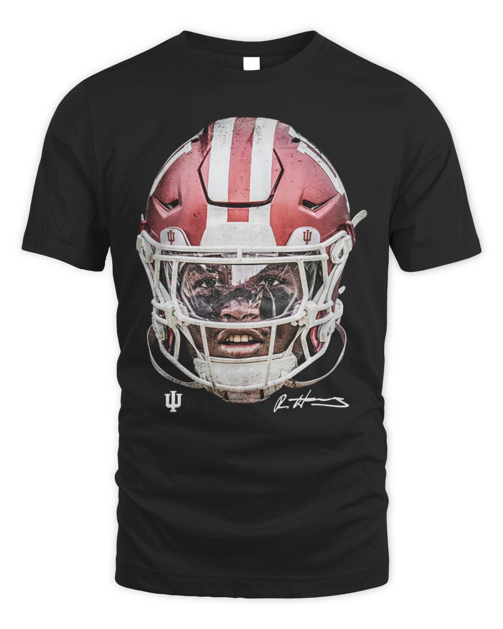Indiana NCAA Football Roman Hemby Game Face T-Shirt
