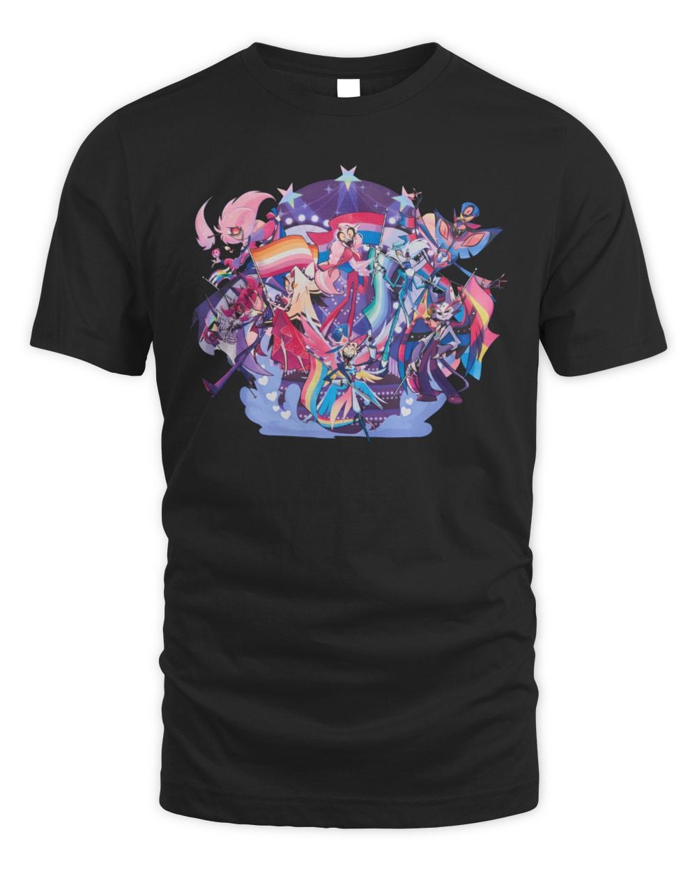 Hazbin Hotel Merch Pride 2025 Cast Tee