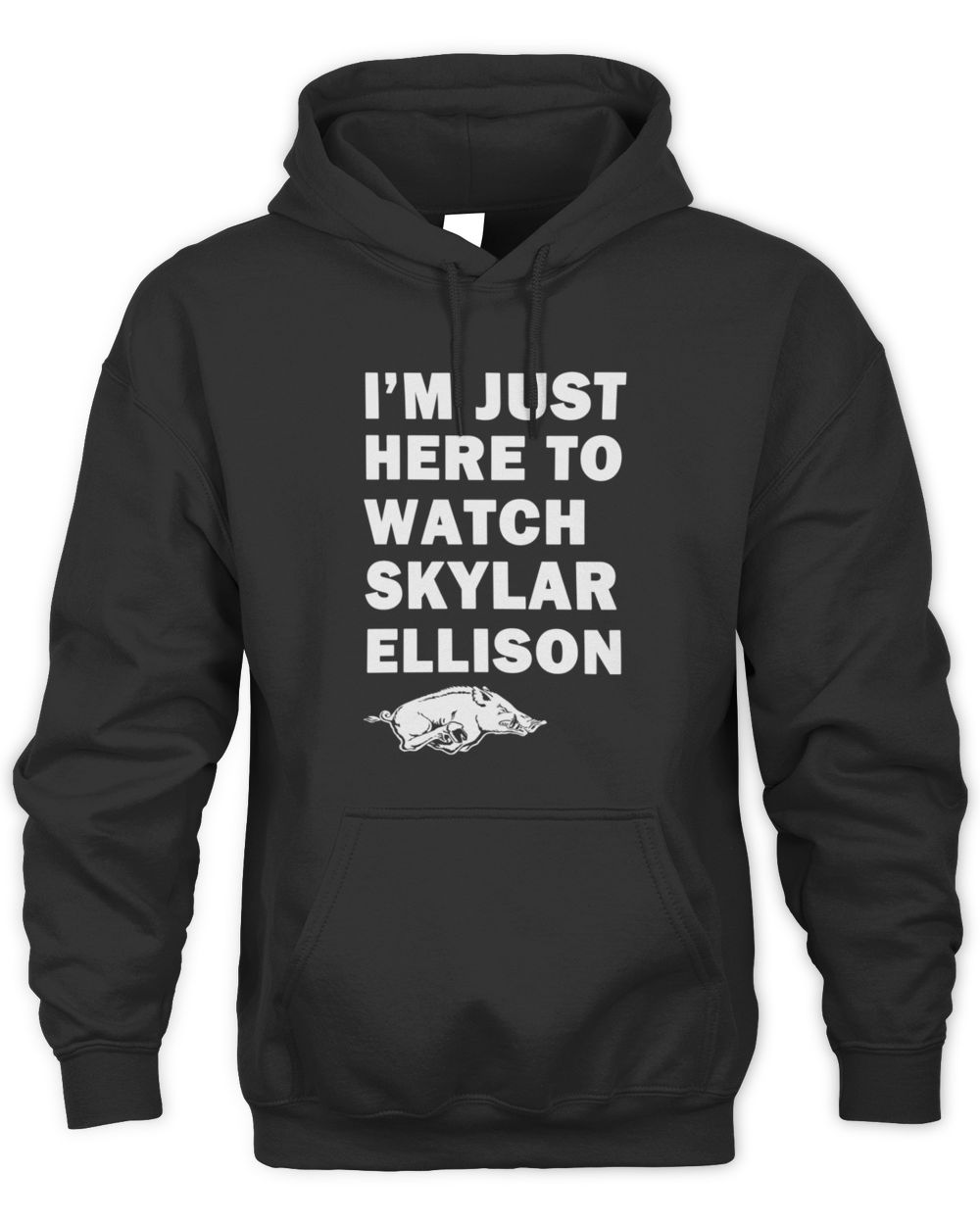 Skylar Ellison Arkansas Sport Grey Game Day Hoodie Sweatshirt