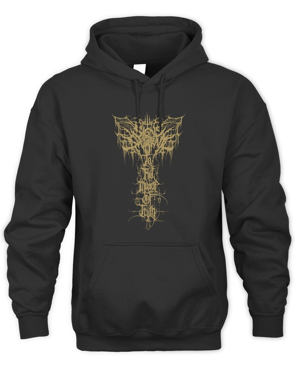 Signs Of The Swarm Gold Foil 'To Rid Myself Of Truth' Logo Hoodie Sweatshirt