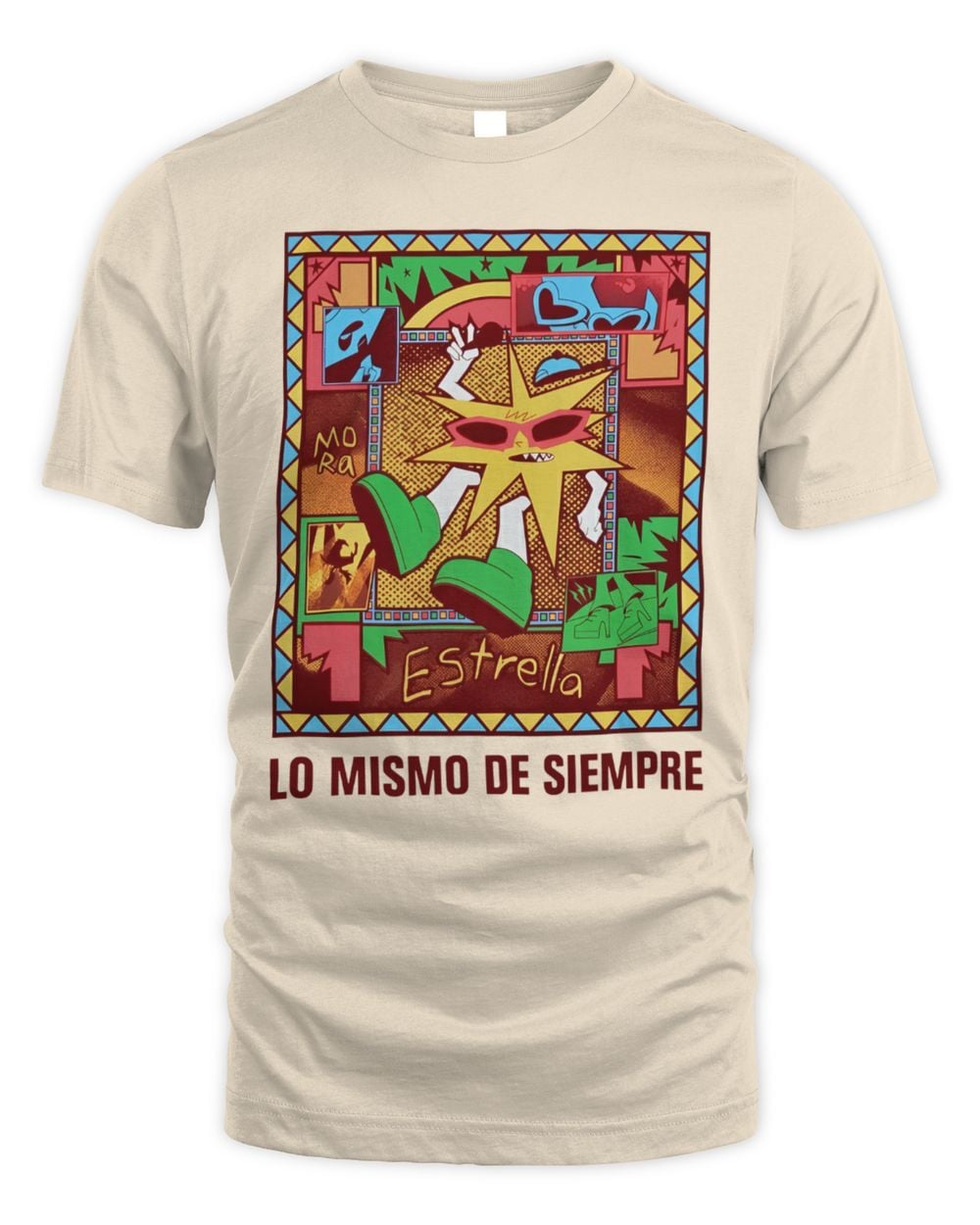 Mora Merch Mora Lo Mismo De Siempre Tee Shirt