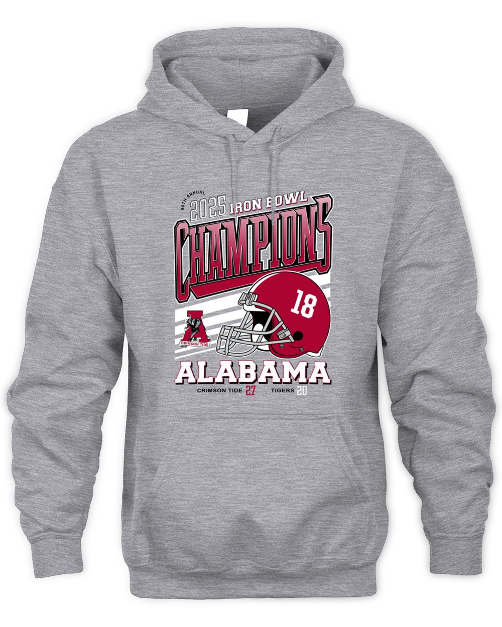 JNJ Apparel Alabama Iron Bowl Champions 2025 Hoodie Sweatshirt