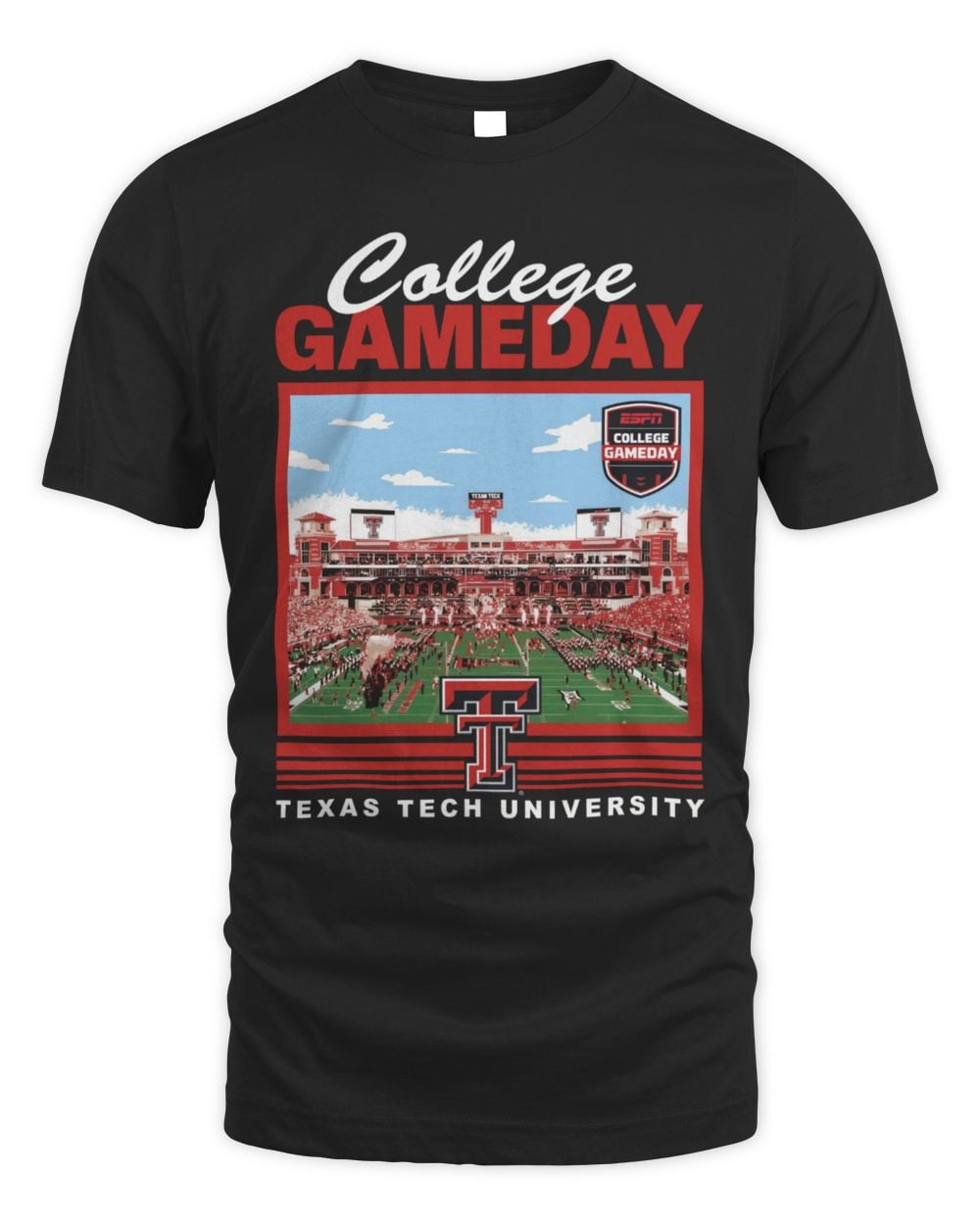 ESPN College GameDay Texas Tech Red Raiders Stadium Tee