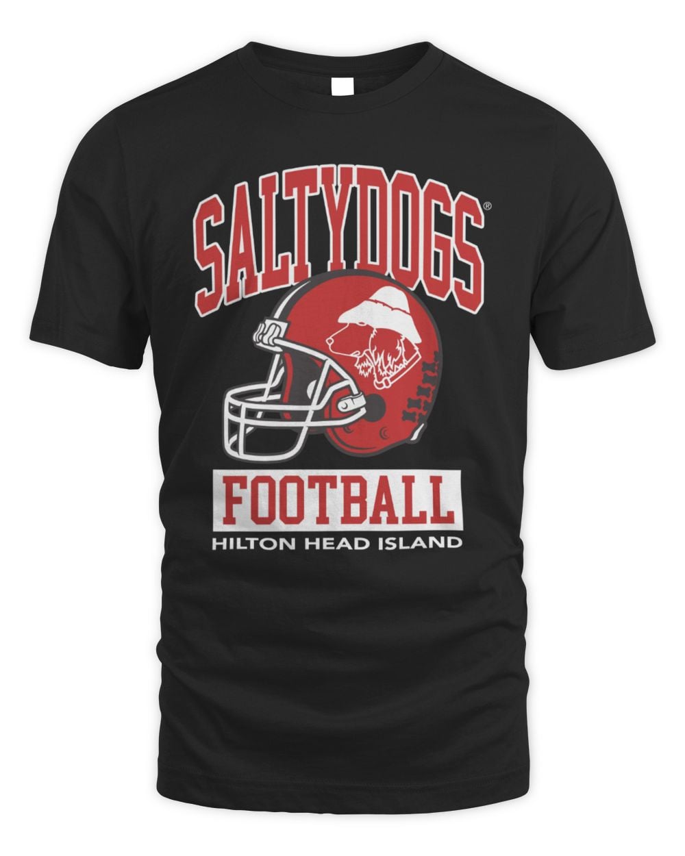 Salty Dogs Football Hilton Head Island T-Shirt