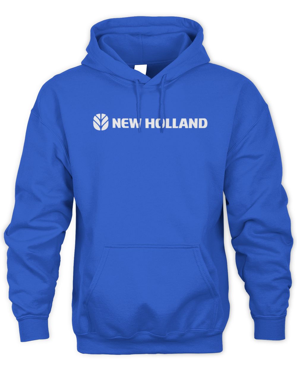New Holland Logo Blue Hoodie Sweatshirt