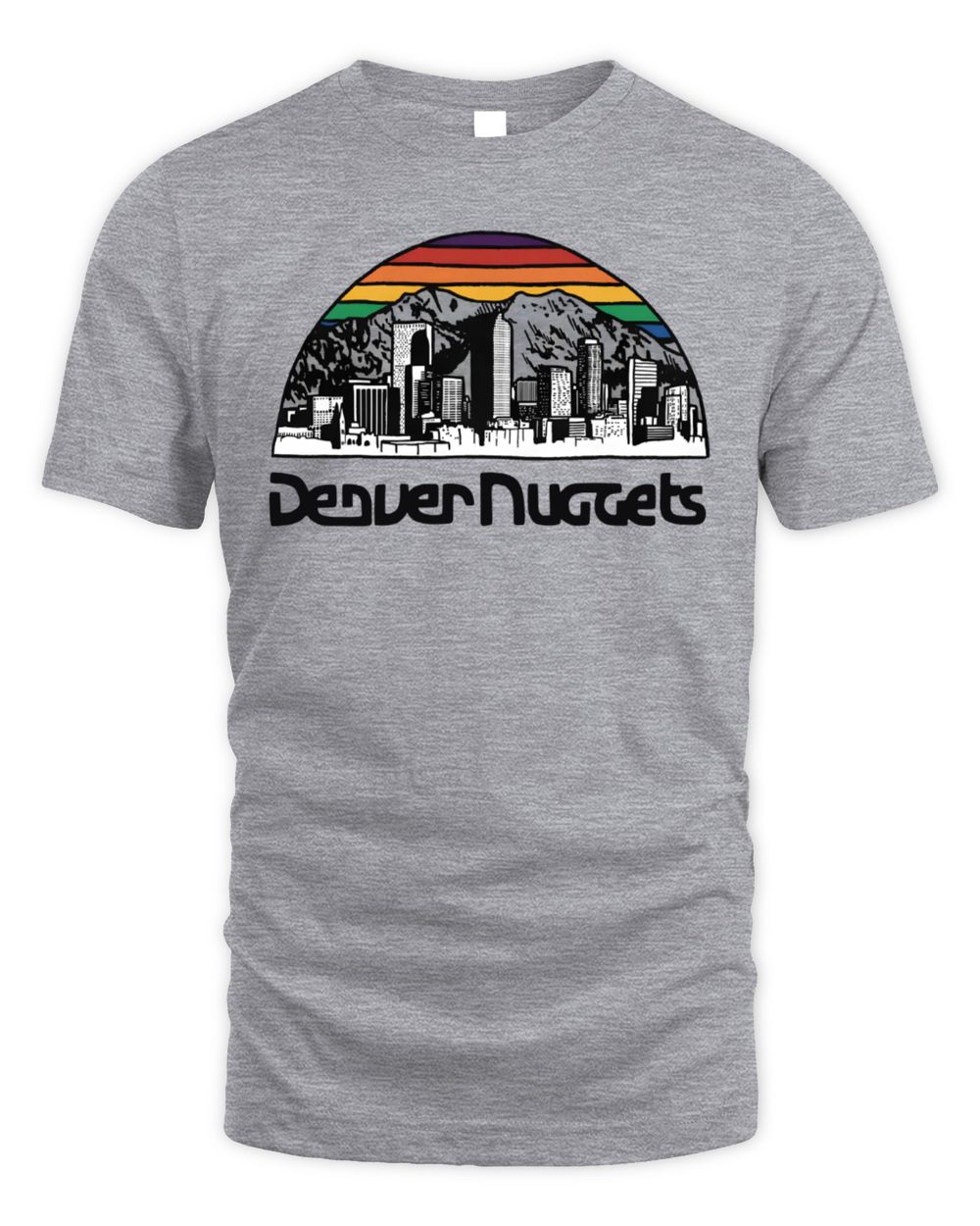 Denver Nuggets Homage City Edition Retro Skyline T-Shirt
