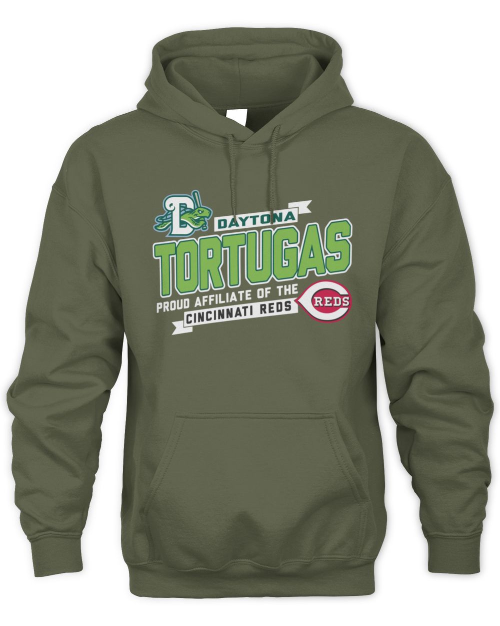 Daytona Tortugas Green Affiliate Hoodie Official