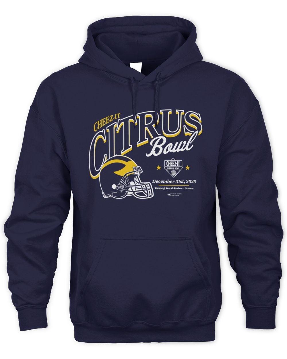 FCS Merchandise 2025 Cheez-It Citrus Bowl Michigan Hoodie