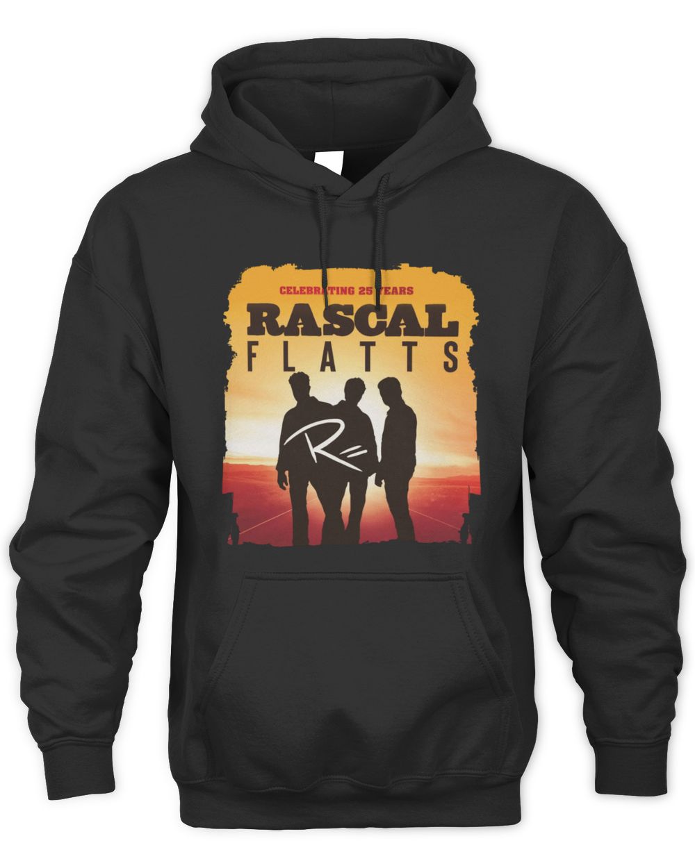 Rascal Flatts 2026 Black Tour Hoodie Sweatshirt