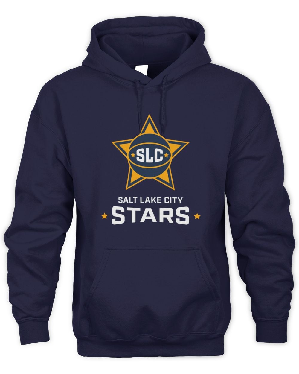 Men's Salt Lake City Stars Navy Primary Logo Hoodie Sweatshirt