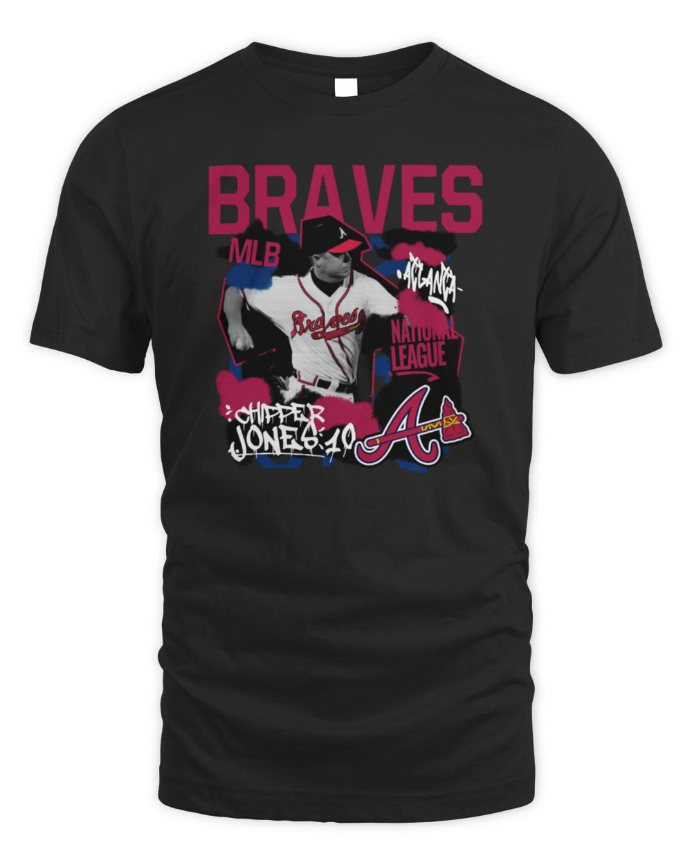 Chipper Jones Atlanta Braves Cooperstown Star Moment T-Shirt
