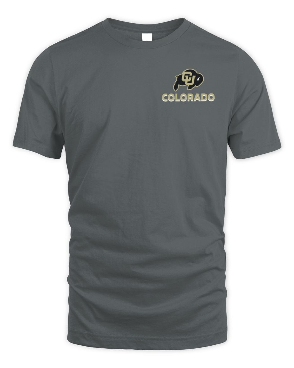 Colorado Buffaloes Charcoal Treeline Drive Short Sleeve T Shirt