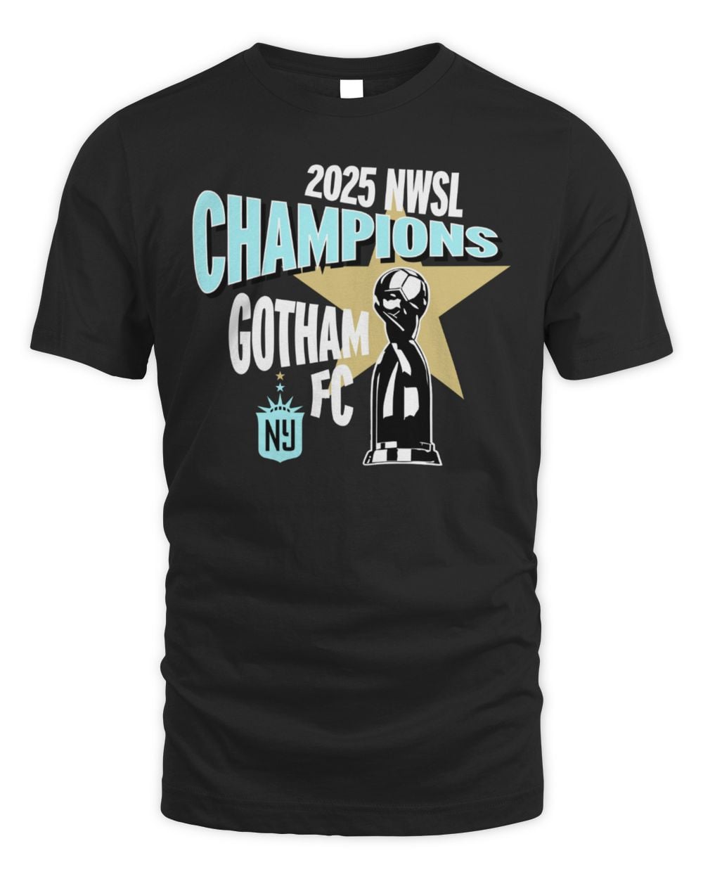 Gotham FC 2025 NWSL Champions Trophy Tee