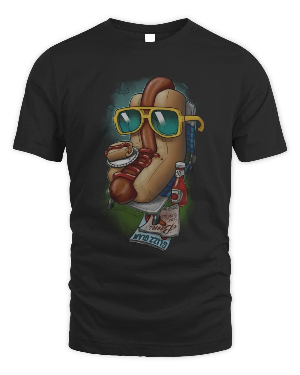 The Vulgar Chef Merch Livin' The Glizz Life T-Shirt