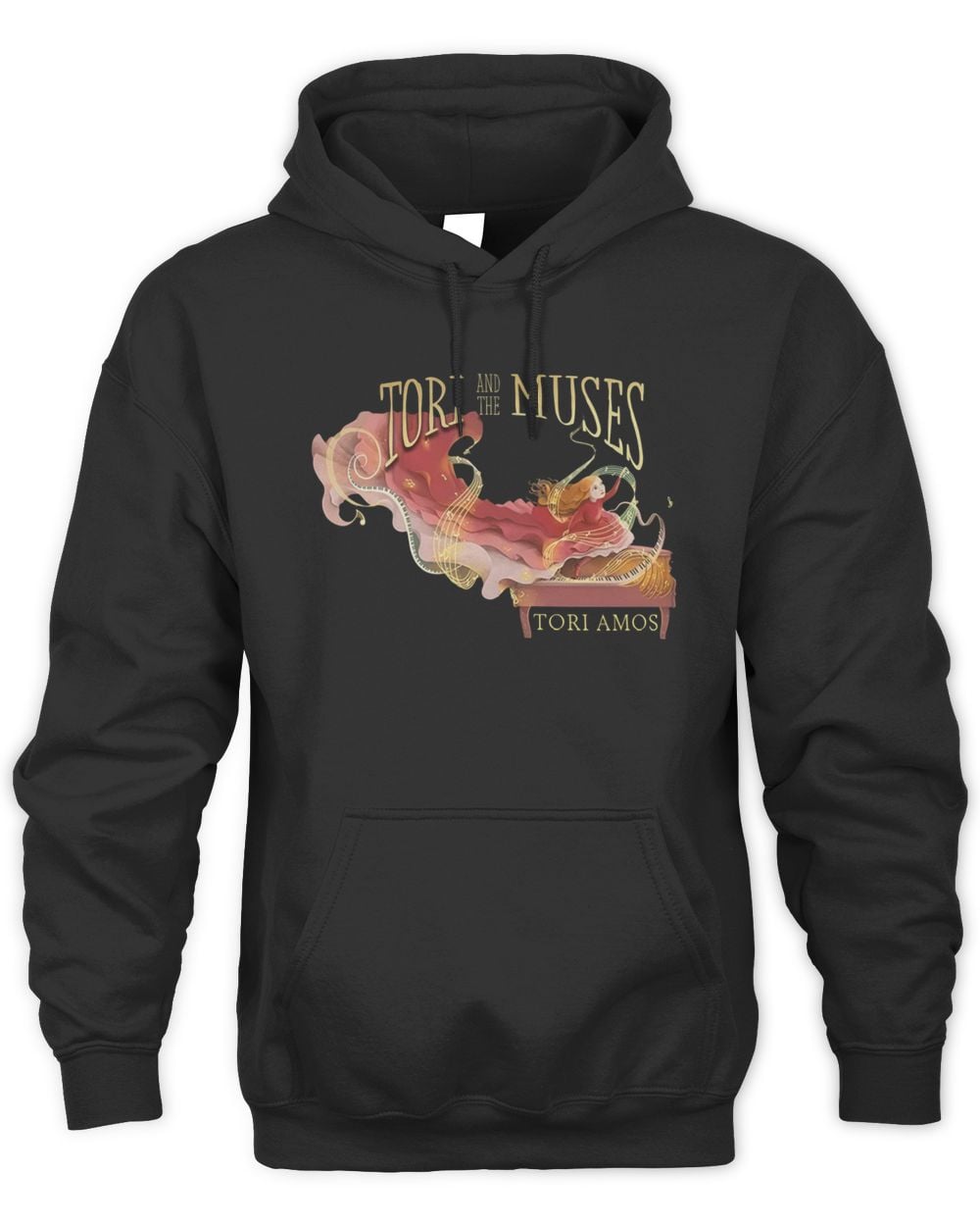 Tori Amos Merch Tori And The Muses Black Hoodie Sweatshirt