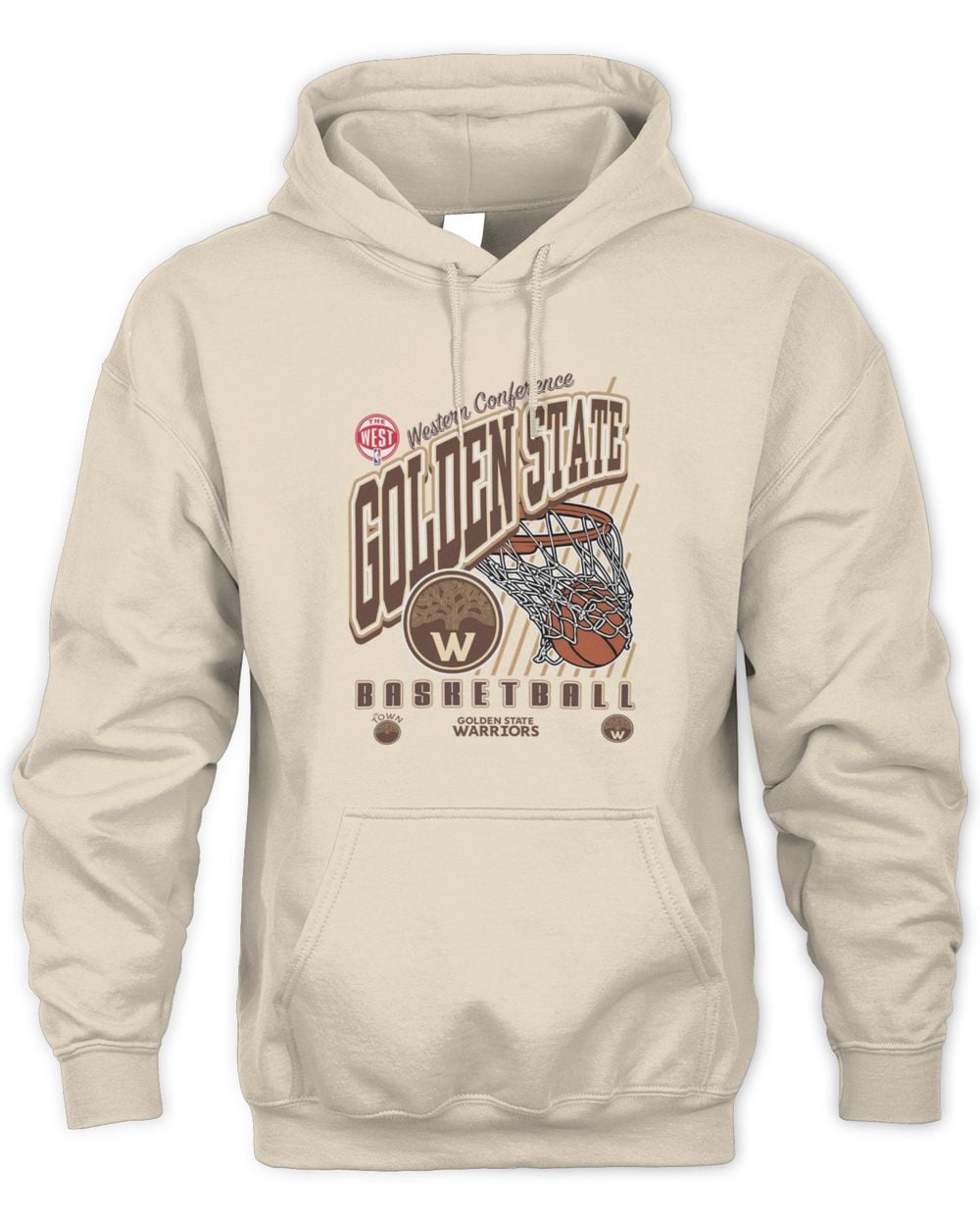 Golden State Warriors 2025 City Edition Stone Hoodie Sweatshirt