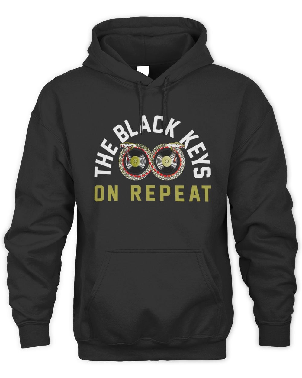 The Black Keys Black NRNF On Repeat Tour Hoodie Sweatshirt