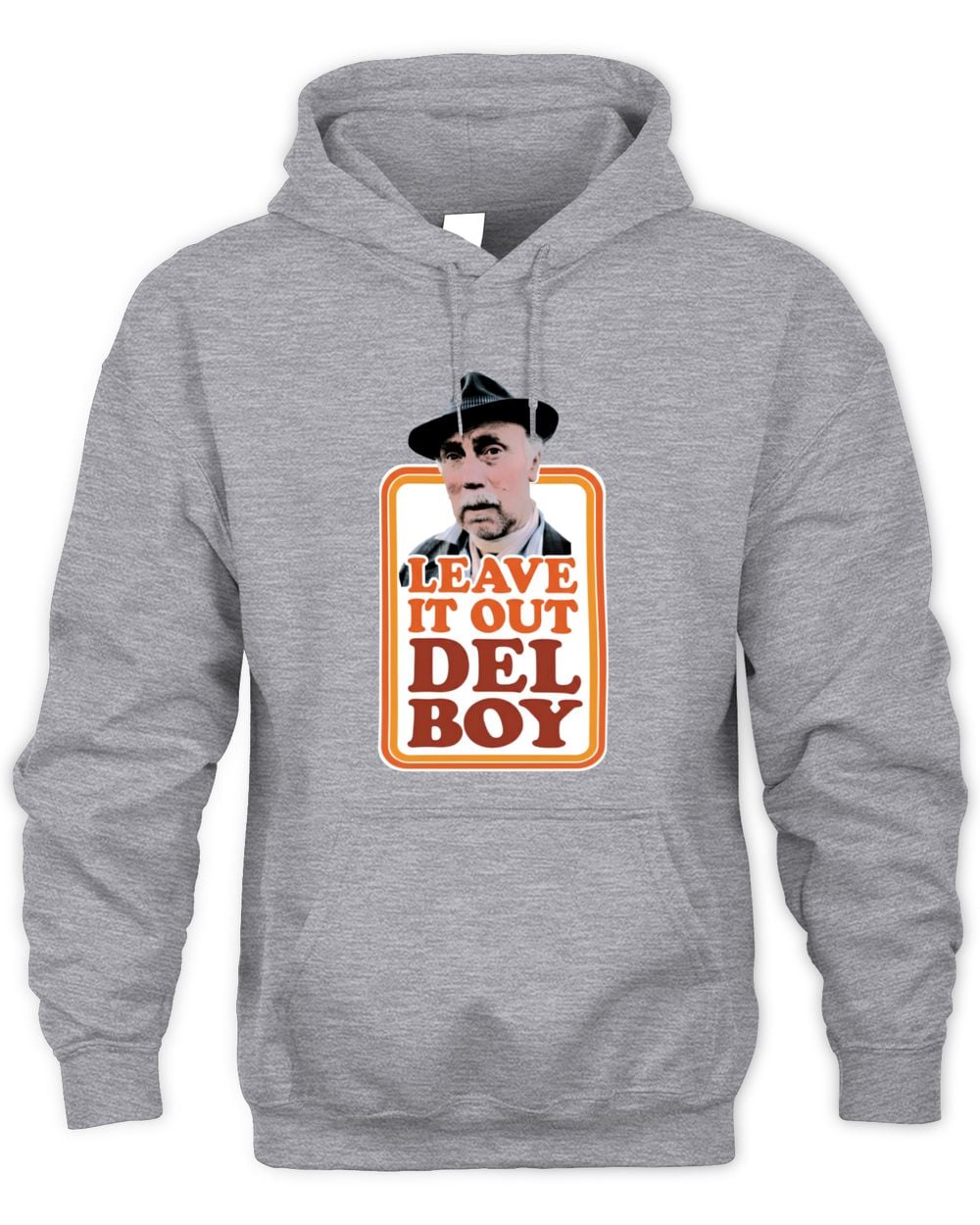 Only Fools And Horses Leave It Out Del Boy Grey Hoodie