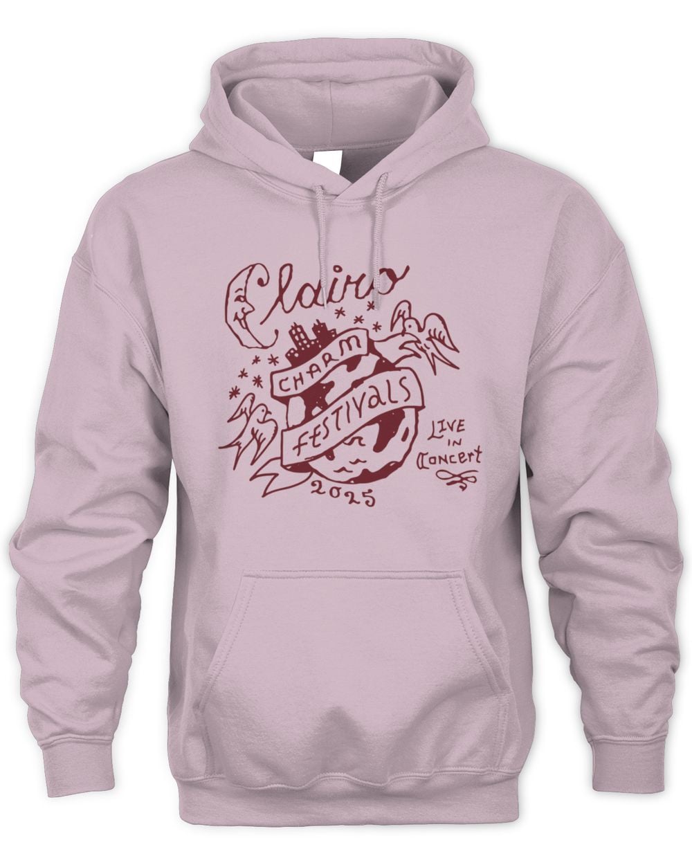 Clairo Merch Charm Fest 2025 Hoodie
