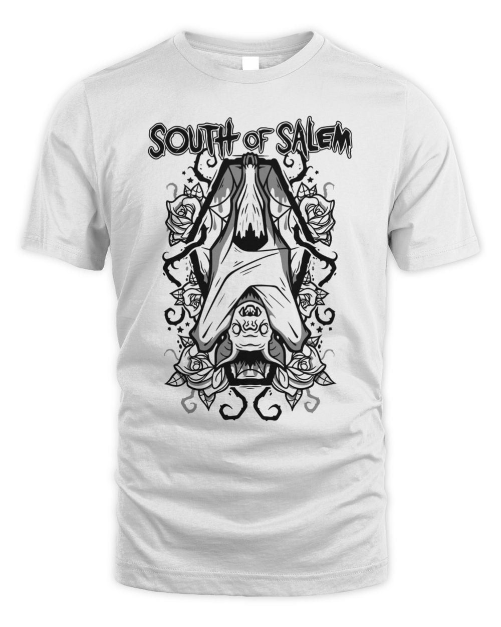 South Of Salem Merch Bat And Roses T-Shirt