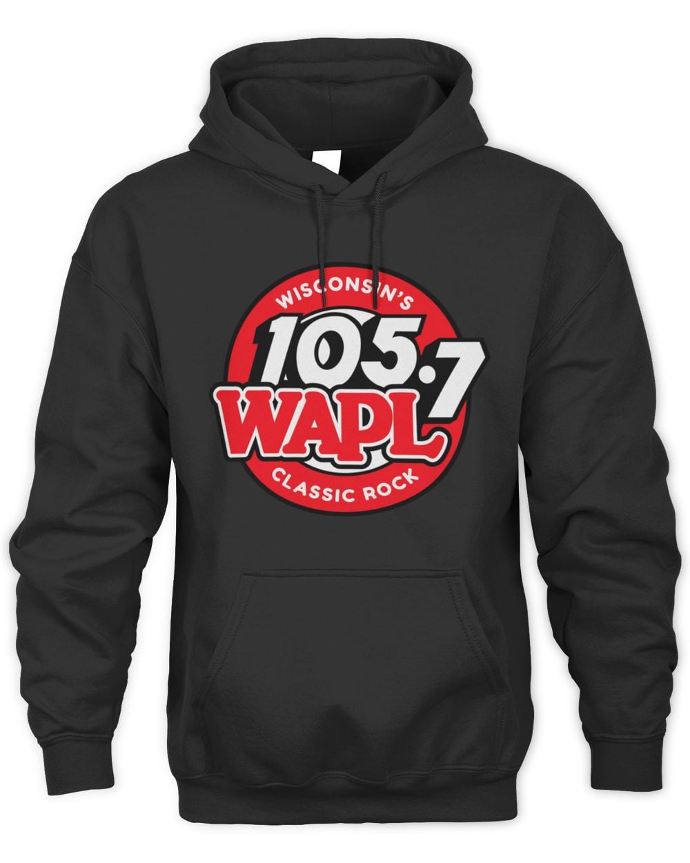 Official 105.7 WAPL Store WAPL Logo Hoodie Black