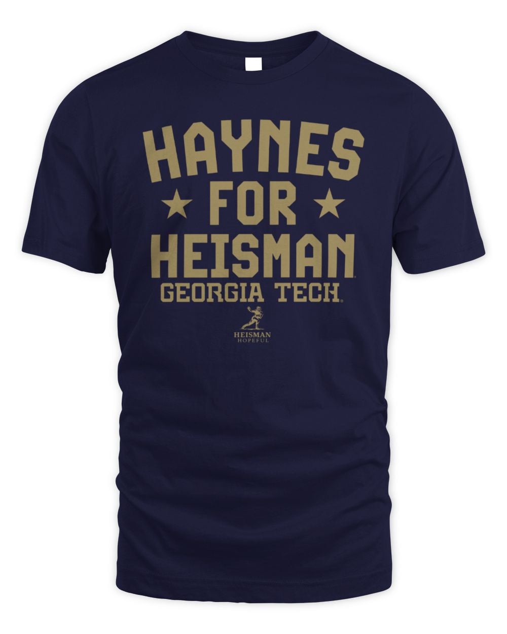 Georgia Tech Yellow Jackets Haynes For Heisman T-Shirt Navy