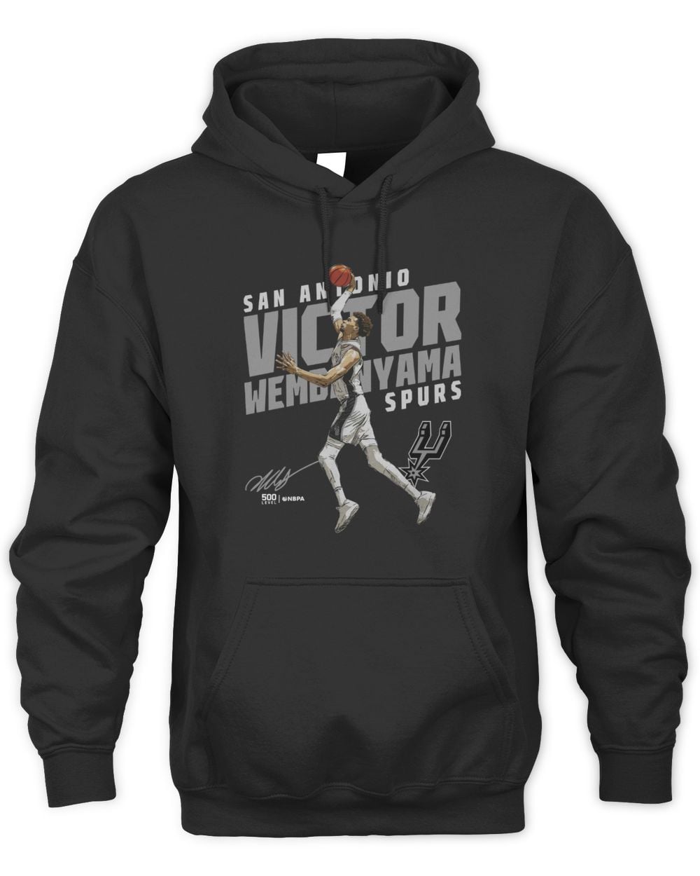 Victor Wembanyama San Antonio Spurs Slant Hoodie Sweatshirt