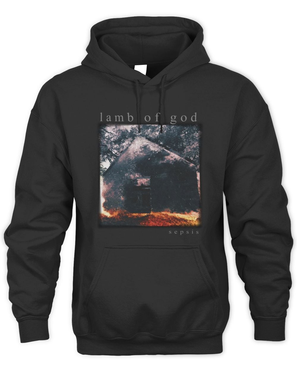 Lamb Of God Sepsis Cover Black Hoodie Sweatshirt