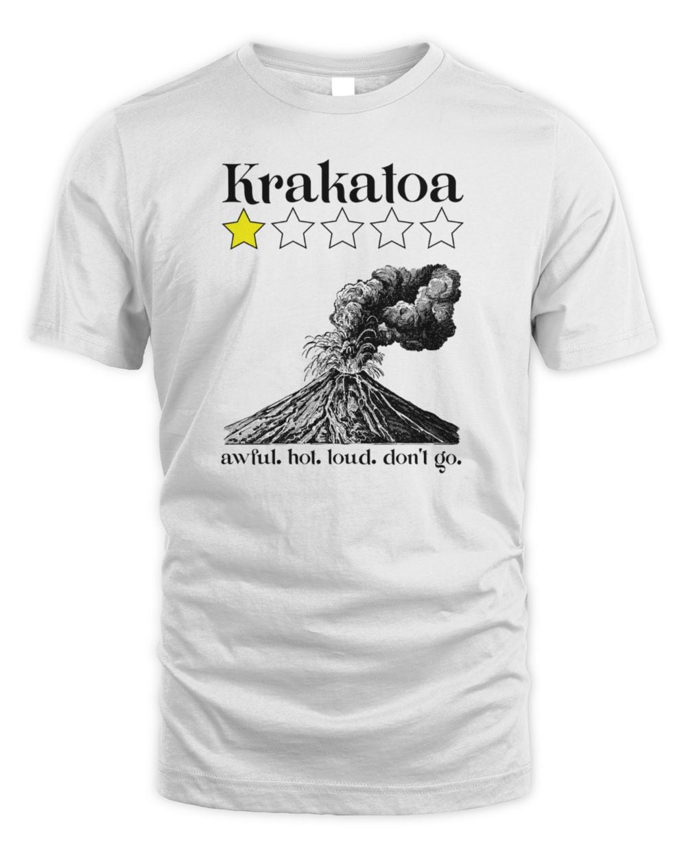 HistoreeTees Krakatoa White T-Shirt