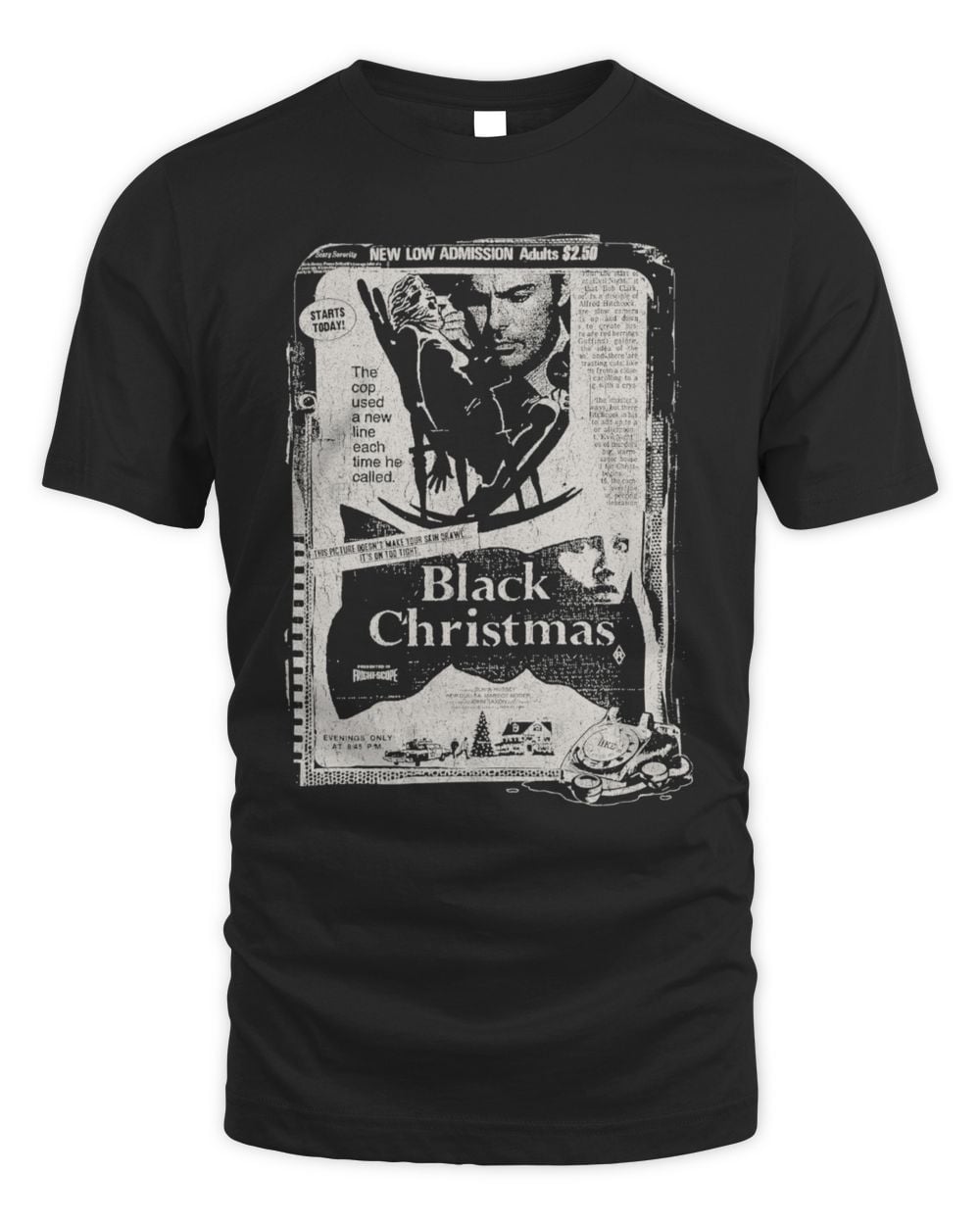 Black Christmas Movie Ad Official T Shirt